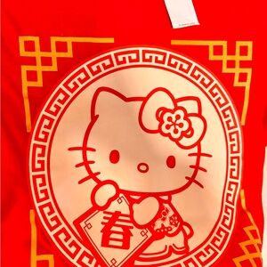🏮 Hello Kitty Red and Gold Lunar New Year/ Chinese New Year Shirt 🧧